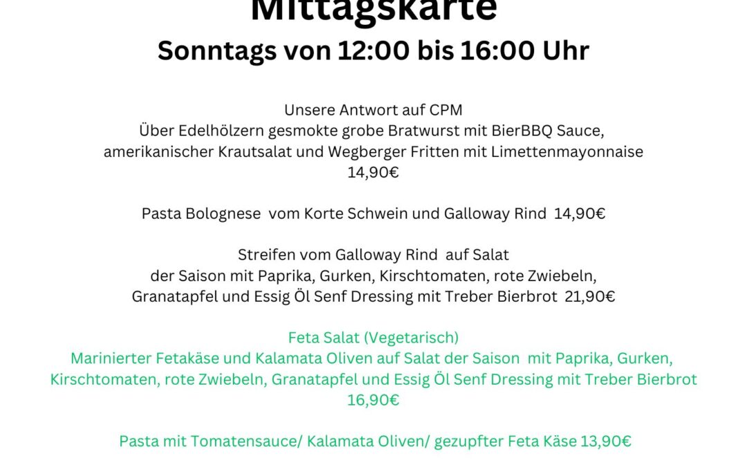 Mittagstisch