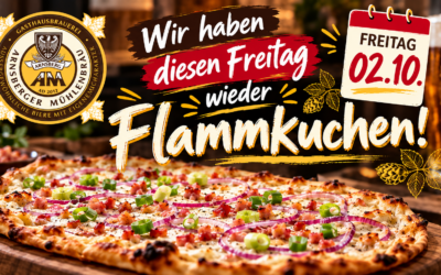 Flammkuchen am Freitag den 02.10